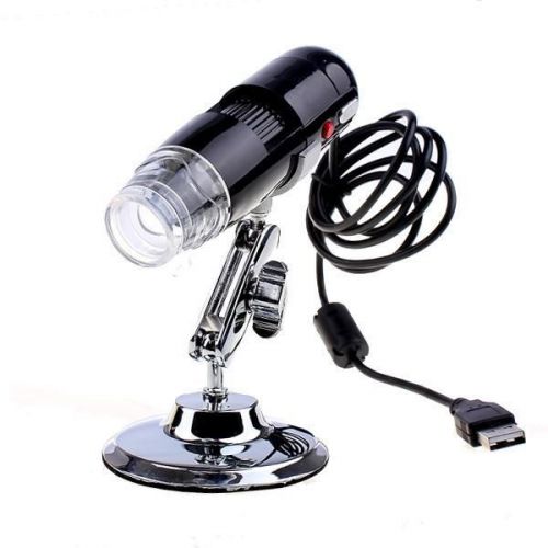 2.0 Megapixel USB Digital Microscope with 200x magnification rate, Black