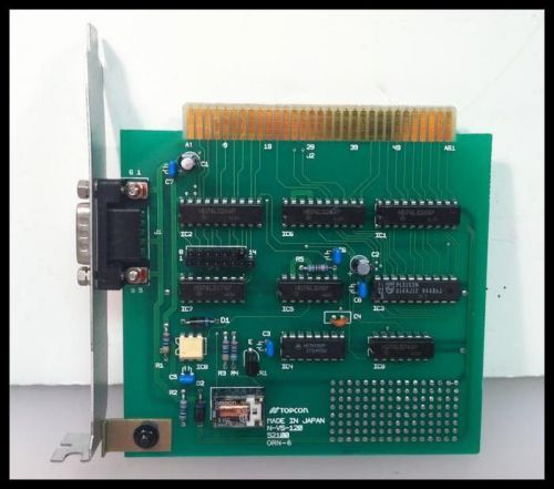 Topcon N-VS-120 / 52100 / ORN-6 ISA 8-Bit PC Interface Card - Made in Japan