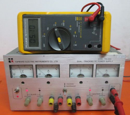 Topward electric dual-tracking dc power supply model tps-4000 for sale