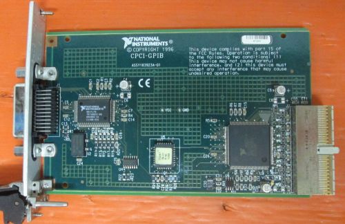 National instruments cpci-gpib assy183923a-01 for sale