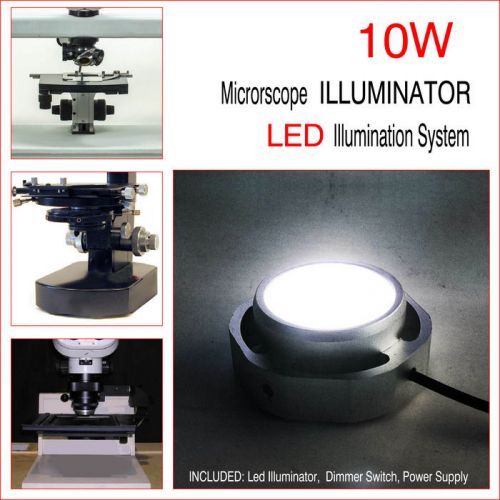 10W LED Understage Illuminator Dimmer Control/Power Supply USA/EU