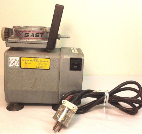 Gast DOL 122A-AA Vacuum Pump Motor Air - Medical Dental Equipment - Tested