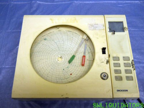 Dickson chart recorder thdx w probe, power adapter &amp; key for sale