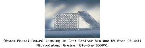 Greiner bio-one uv-star 96-well microplates, greiner bio-one 655801 for sale