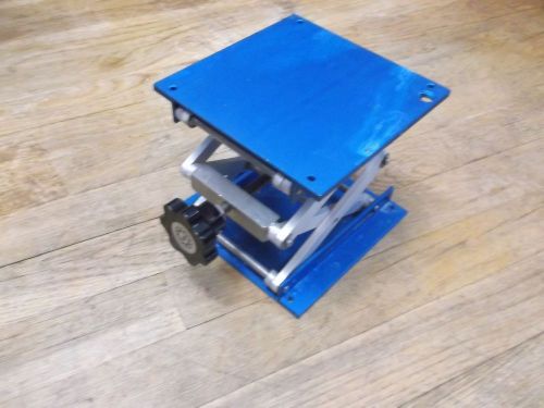 6 x 6 inch lab jac , scissor stand, adjustable height platform for sale
