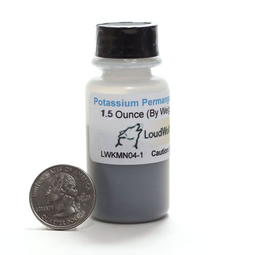 Potassium permanganate  ultra-pure (98%)  fine powder  1.5 oz  fast from usa for sale
