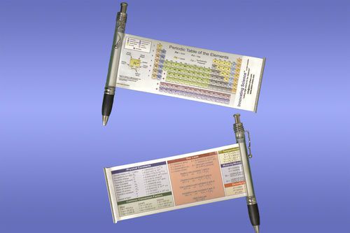 Periodic table pen reference guide for sale