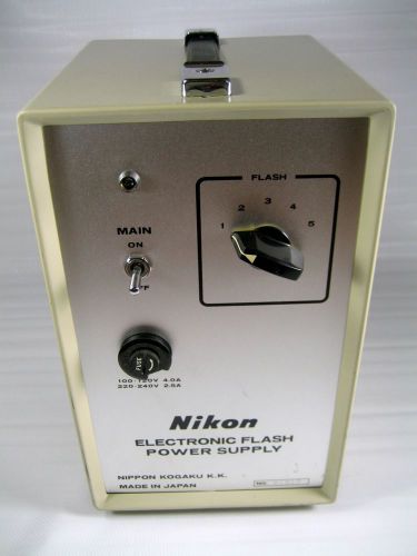 NIKON ELECTRONIC FLASH POWER SUPPLY  110V-230VAC