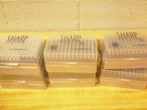 Lot of 570 Pipette Tips - SHARP 10 by Denville - 6 boxes of 96
