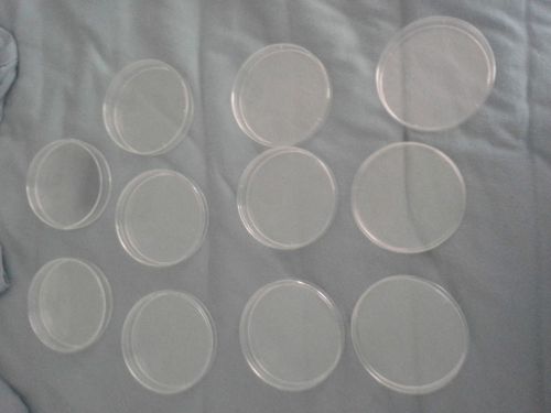 Sterile polystyrene petri dishes 90x16mm pack of 11 with lids new for sale