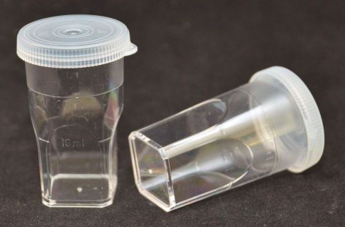 145 Plastic Vials with Snap Lids (20mL)- Great for crafts, spices, specimens!!!