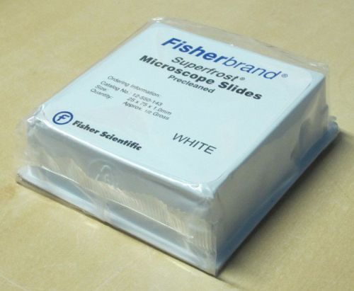 New fisher sci/fisherbrand superfrost 12-550-143 white microscope slides  #315 for sale