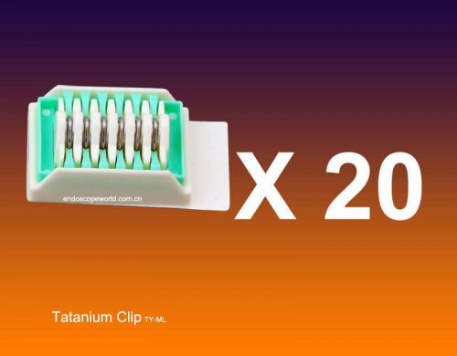 120 New Titanium Clips TY-ML CE FDA Certificate Weck Horizon ML Style