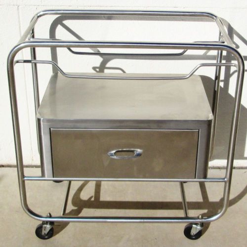 SS Stainless Steel S.S. Bassinet, With Large Drawer, Nice !!!!!!!!!!!!!!!!!!!!!!