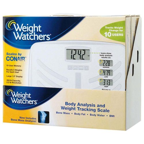 Conair ww66 wide-platform weight watchers(r) body analysis scale for sale