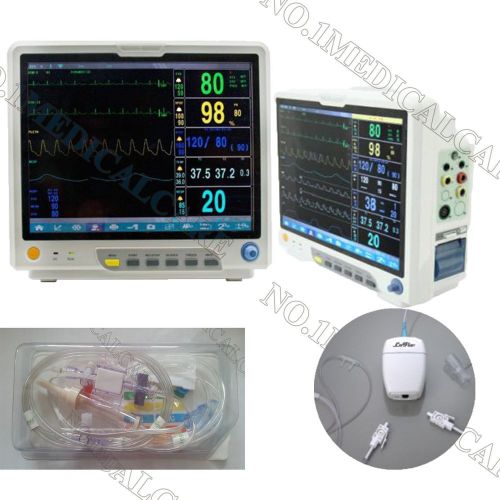 15&#039;&#039; LCD TOUCH SCREEN  6-parameter patient monitor with ETCO2+ 2 IBP+ printer