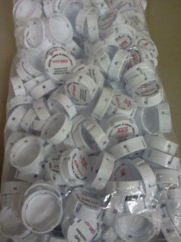 200ct. white plastic child resistant caps cvs wcr-1316 fits vl 13,16  dram vial for sale