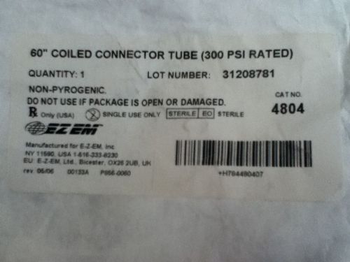 EZ EM 60&#034; Coiled Connector Tube (300 PSI Rated)-Ref#4804, BOX of 25