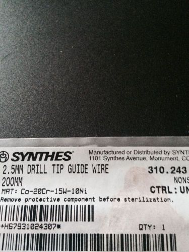 Synthes 310.243 2.5mm guide wire 200mm