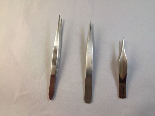 Splinter Removal Set, Three (3) stainless steel instruments