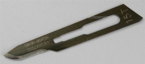 10 x swann morton no.15t scalpel blades sterile carbon steel for sale