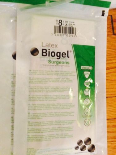 Lot of 25 Latex Free Biogel Surgeons Gloves Size 8.5 Expires Sept. 2016