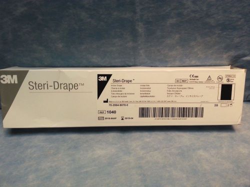 3M Steri-Drape Incise Drape 13&#034; x 13&#034; In Date Box of 10 New Ref:1040