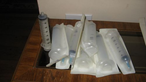 Lot of 10 BD Sterile 60 ml / cc Syringes Latex Free New .