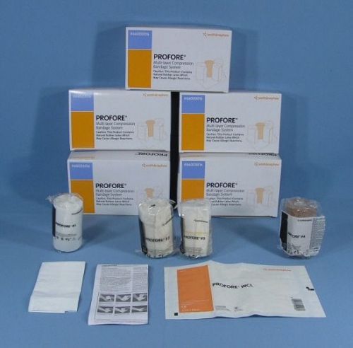 * 5 smith &amp; nephew 66020016 profore multi-layer compression bandage system new * for sale