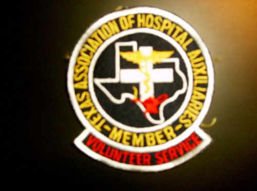 Volunteer Service Patch - Texas Association of Hospital Auxiliaries  Member