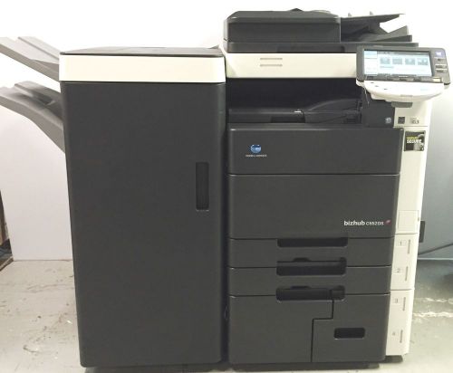 Konica minolta bizhub c652ds copier printer dual scan, fax  only 92k meter for sale