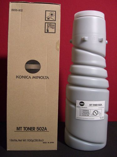 Konica minolta mt toner 502a cartridge 8936-902 new &amp; unused for sale