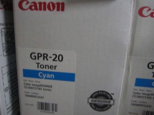 New-CANON GPR-20 CYAN TONER  IMAGERUNNER C5180 C5185 1068B001 Genuine