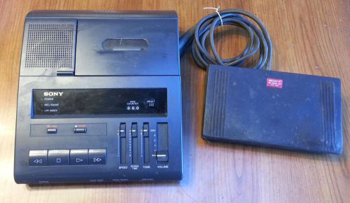 Sony BI-85 Transcriber Dictation Machine with Foot Switch Pedal FS-35