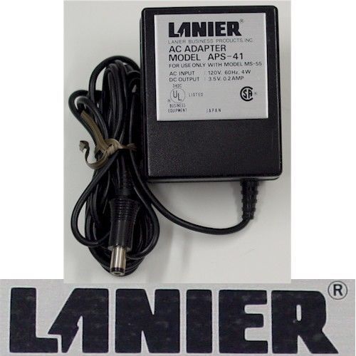 Original LANIER AC Adapter APS-41 3.5V DC ++FREE SHIP++