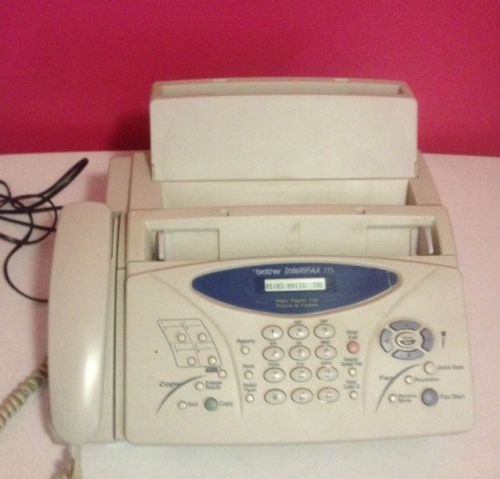 Brother Intellifax 775 Plain Paper Fax/Phone &amp; Copier, Used in EC!