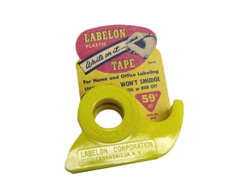 New VINTAGE LABELON Plastic Write on It Tape For Home/Office Labeling