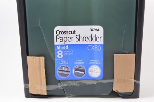 Royal Cx80 8-Sheet Crosscut Shredder - Bottom is cracked