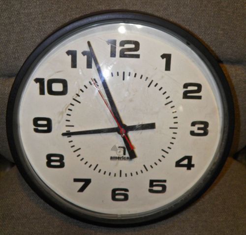 American Time &amp; Signal E56BAND307 Radio Controlled 12 inch Clock