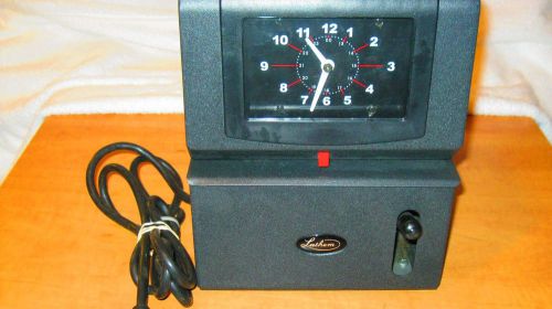 Lathem Model 2121 Heavy Duty Mechanical Time Clock w Original Keychain &amp; 2 Keys