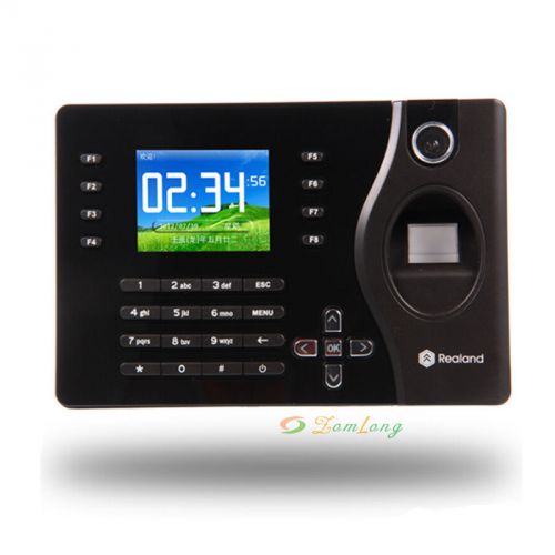 biometric time attendance 2.4&#034; Color TFT color Screen Fingerprint &amp; ID card &amp;TCP