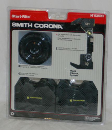 Smith Corona H 63503 Starter Pack Ribbon Cassette (4) Correcting (1) Fonts (3)