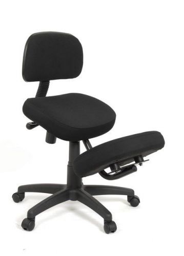 New Black Memory Foam Swivel Kneeling Office Chair with Back Posture Chair