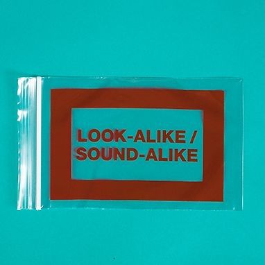 Look-alike sound-alike bag, 4 x 6 for sale