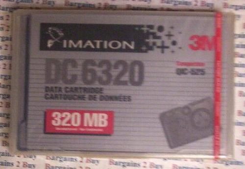 Imation dc6320 data cartridge, 320 mb, qic-525 compatible-nip-nr for sale