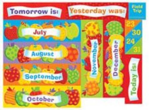 Edupress Patchwork Apples Calendar Kit