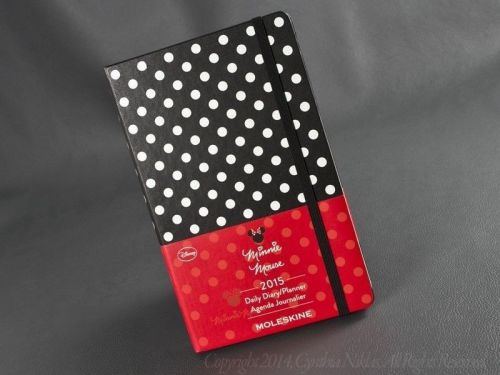 Moleskine 2015 Disney Minnie Mouse Large Limited Edition Daily Planner 5&#034; x 8 1/4 &#034;