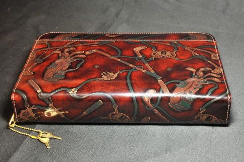 Embossed Leather Organizer 2015 With Golf Theme