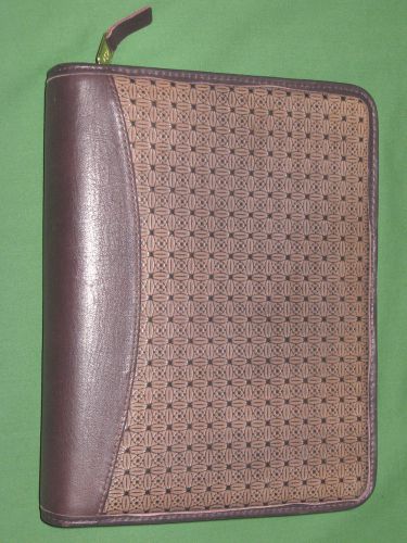 Classic ~1.5&#034;~ full-grain leather franklin covey planner organizer binder 5906 for sale
