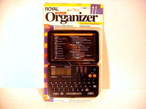 ROYAL PERSONAL ORGANIZER-DM80PLUS-NEW AND SEALED-HAND HELD COMPUTER